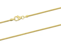 18ct Yellow Gold 1.1mm Franco Chain 16"/40cm Hallmarked