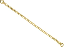 18ct Yellow Gold 1.8mm Heavy Trace Safety Chain For Bracelet 5.7cm/2.25"