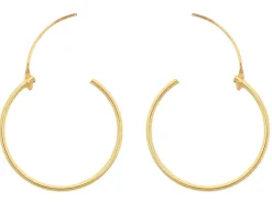 9ct Yellow Gold 20mm Hinged Superlight Hoops Pack of 2, 100% Recycled Gold