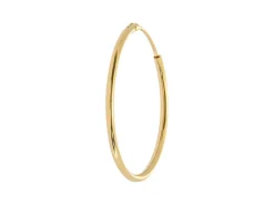 9ct Yellow Gold 20mm Hinged Superlight Hoops Pack of 2, 100% Recycled Gold