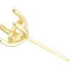 9ct Yellow Gold 5mm Martini Claw Earrings