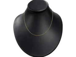 9ct Yellow Gold 1.5mm Open Curb Chain 18