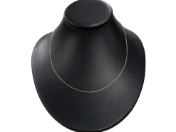 9ct Yellow Gold 1.5mm Open Curb Chain 20