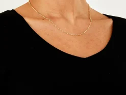 9ct Yellow Gold 2.3mm Oval Belcher Chain 18