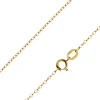 9ct Yellow Gold 1.2mm Oval Trace Chain 16"/40cm Unhallmarked