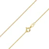 9ct Yellow Gold 1.0mm Oval Trace Chain 20"/50cm Hallmarked