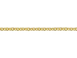 9ct Yellow Gold 1.0mm Oval Trace Chain 20