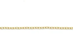 9ct Yellow Gold 1.2mm Oval Trace Chain Loose Unhallmarked