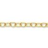9ct Yellow Gold 1.8mm Oval Trace Chain Loose Unhallmarked