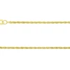 9ct Yellow Gold 1.2mm Prince Of Wales Rope Chain 16"/40cm Hallmarked