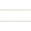 9ct Yellow Gold 0.5mm Prince Of Wales Rope Chain 18"/45cm Unhallmarked