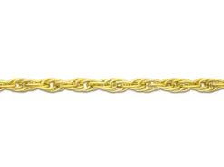 9ct Yellow Gold 1.2mm Prince Of Wales Rope Chain 20