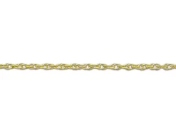 9ct Yellow Gold 0.5mm Prince Of Wales Rope Chain 20