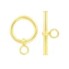 9ct Yellow Gold 9mm Ring And Bar Toggle Set