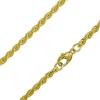 9ct Yellow Gold 3.0mm Rope Chain 18"/45cm Hallmarked
