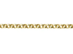 9ct Yellow Gold 1.2mm Round Belcher Chain Loose Unhallmarked