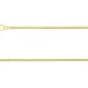 9ct Yellow Gold 1.3mm Round Curb Chain 20"/50cm Hallmarked