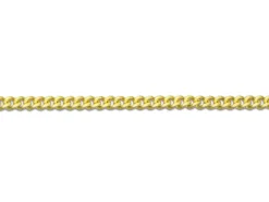 9ct Yellow Gold 1.3mm Round Curb Chain 22