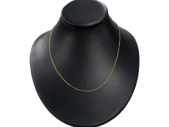 9ct Yellow Gold 1.3mm Round Curb Chain 22