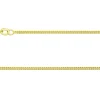 9ct Yellow Gold 1.4mm Round Curb Chain 20"/50cm Hallmarked