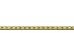 9ct Yellow Gold 0.9mm Round Snake Chain 18