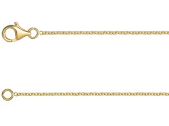 18ct Yellow Gold 1.5mm Round Trace Chain 18"/45cm Hallmarked