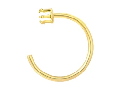 18ct Yellow Gold Open Hoop Setting 10mm