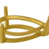 9ct Yellow Gold Pear Double Gallery Collet 8x6mm