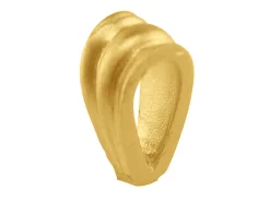 18ct Yellow Gold Pendant Bail Grooved Heavy Medium Semi Finished
