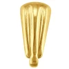 9ct Yellow Gold Pendant Bails Pack of 2, Fluted, Small, 100% Recycled Gold