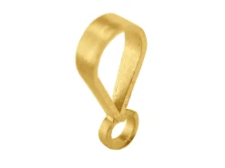 9ct Yellow Gold Pendant Bail With Ring Large Semi Finished