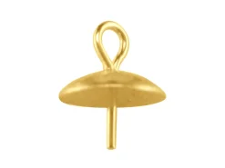 9ct Yellow Gold Pendant Cup 645 4mm