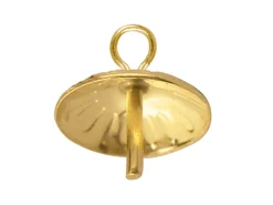 9ct Yellow Gold Pendant Cup 645 6mm