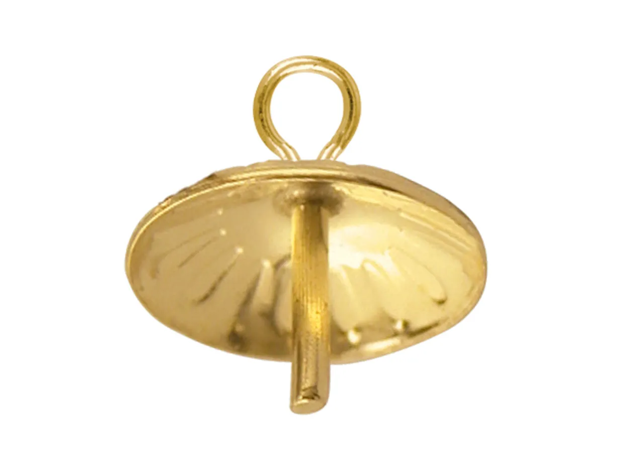 9ct Yellow Gold Pendant Cup 645 5mm