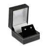 9ct Yellow Gold Plain Heart Stud Earring, Valentine's Day Jewellery With Gift Box