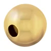 9ct Yellow Gold Plain Round 8mm 1 Hole Bead Heavyweight