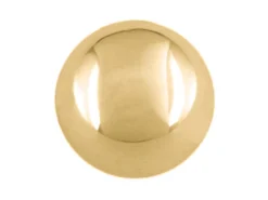 9ct Yellow Gold Plain Semi Solid 3mm No Hole Bead