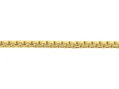 14ct Yellow Gold Plated 2.1mm Box Chain 18