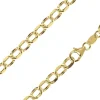 14ct Yellow Gold Plated 5.4mm Diamond Cut Oval Belcher Chain 18"/45cm Unhallmarked