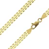 14ct Yellow Gold Plated 4.9mm Diamond Cut Tight Curb Chain 18"/45cm Unhallmarked