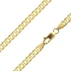 14ct Yellow Gold Plated 4.7mm Diamond Cut Curb Chain 18"/45cm Unhallmarked