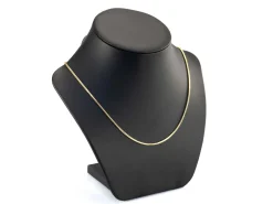 14ct Yellow Gold Plated 1.9mm Diamond Cut Round Snake Chain 18