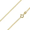 14ct Yellow Gold Plated 2.0mm Oval Trace Chain 18"/45cm Unhallmarked
