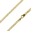 14ct Yellow Gold Plated 3.0mm Oval Trace Chain 18"/45cm Unhallmarked