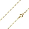 14ct Yellow Gold Plated 1.7mm Paperclip Chain 18"/45cm Unhallmarked