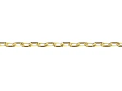 14ct Yellow Gold Plated 1.7mm Paperclip Chain 18