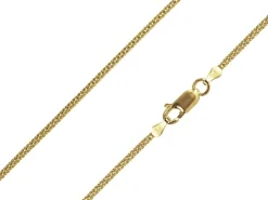 14ct Yellow Gold Plated 1.8mm Popcorn Chain 18"/45cm Unhallmarked