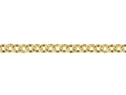 14ct Yellow Gold Plated 2.5mm Round Belcher Chain 18