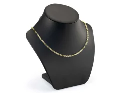 14ct Yellow Gold Plated 3.5mm Round Belcher Chain 18