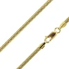 14ct Yellow Gold Plated 3.0mm Round Snake Chain 18"/45cm Unhallmarked